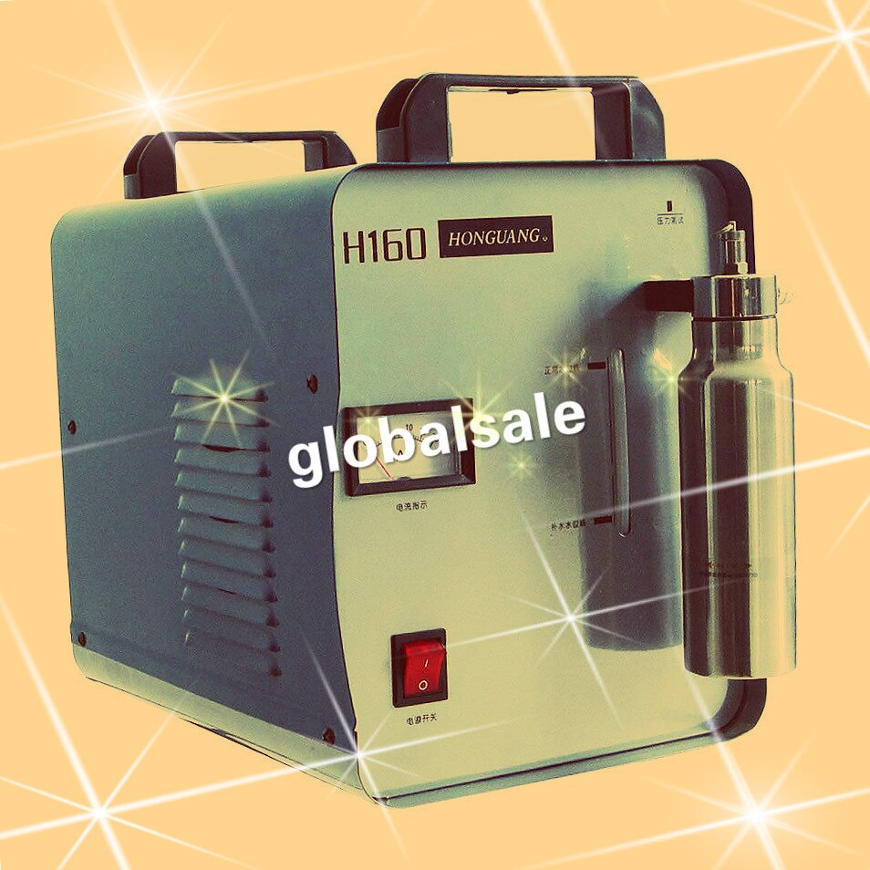 무료 배송 h160 75l 휴대용 산소 수소 물 용접기 불꽃 폴리 셔 연마 기계